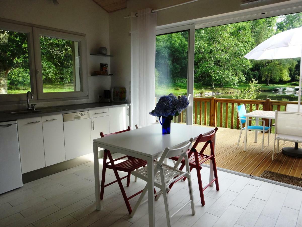 Chalet " Cote Lac " Castets Bagian luar foto