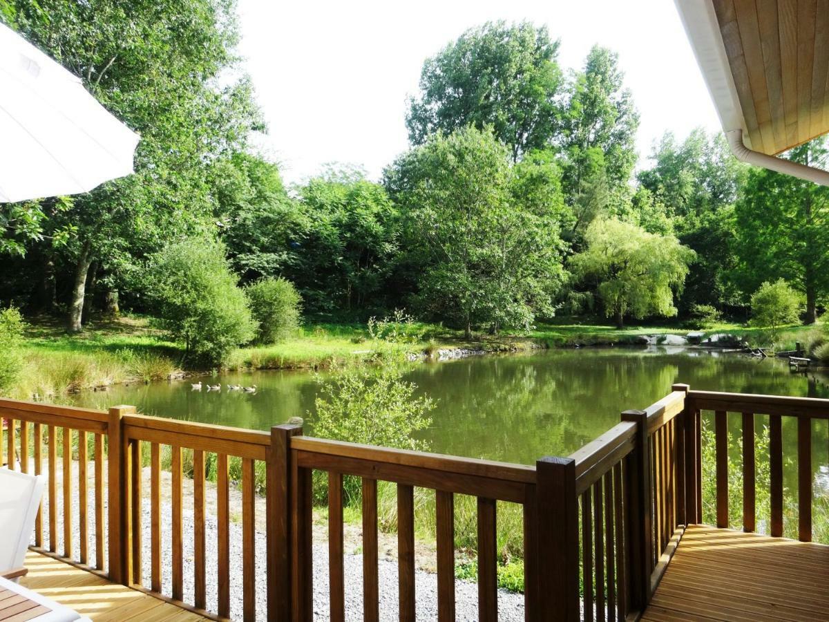 Chalet " Cote Lac " Castets Bagian luar foto